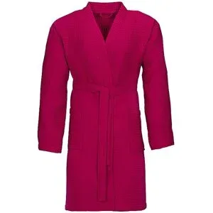 Vossen Unisex Bademantel ROM Cranberry pink   L baby
