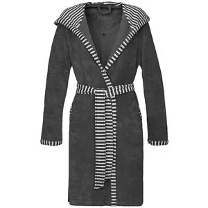 Vossen Damen Bademantel JUNO Graphit grau   M Damen