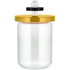 Alessi Vorratsglas Lindenholz 1L bunt