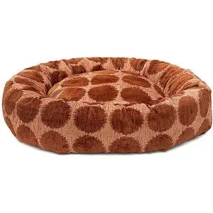 DOGGUO Hundebett ROUND DOT braun   M Damen