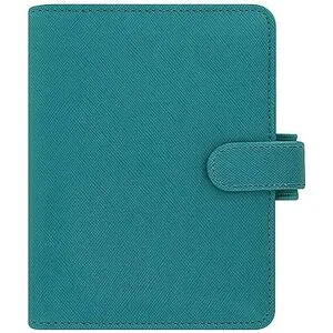 FILOFAX Saffiano Pocket Organiser - Modular Aquamarine blau