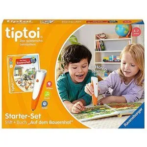 RAVENSBURGER Starter-Set Stift und Bauernhof-Buch