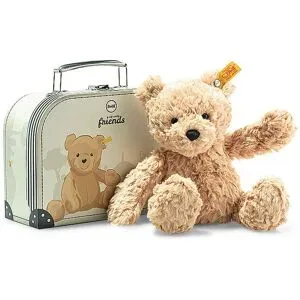 STEIFF Bär JIMMY IM KOFFER 25cm hellbraun