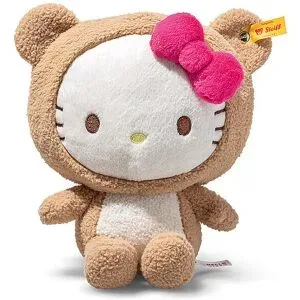 STEIFF Plüschtier HELLO KITTY 20cm Braun braun