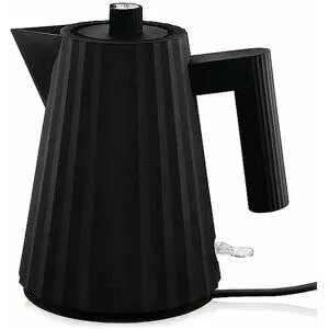 Alessi Wasserkocher Plisse Schwarz  MDL06/1S schwarz baby