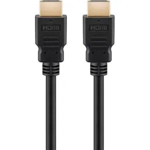 Goobay 4K HDMI-Kabel - 2.1 Ultra High Speed mit Ethernet - 2 Meter - Schwarz