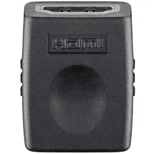 Goobay HDMI?-Adapter Kupplung - Adapter HDMI F/HDMI F - 4K Ultra HD 2160p - Vernickelt