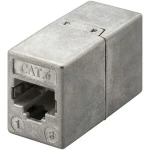 Goobay NET Modularkupplung - Verbinder - CAT6 - RJ45 - Keystone - für Internetkabel - Ethernetkabel - CAT-Kabel