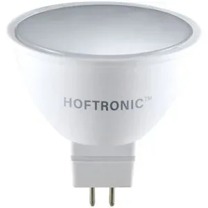 HOFTRONIC GU5.3 LED MR16 Spot - 4,3W 400lm - 2700K warmweiß - 12V - Ersetzt 50 Watt - LED Reflektor - GU5.3 Fassung