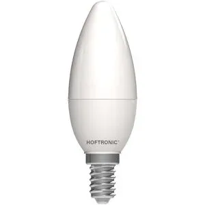 HOFTRONIC E14 LED Lampe - 4,9W 470lm - 6500K tageslichtweiß - Ersetzt 40 Watt - E14 Fassung - Kerzenlampe - Kleiner Fassung