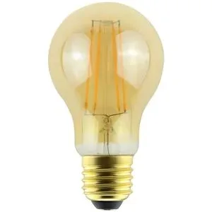 HOFTRONIC LED-Glühlampen E27 - 9 Watt 950 Lumen - A60 - 2200K Warmweißes Licht - Dimmbar - Bernsteinfarbenes Glas