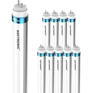HOFTRONIC 10x LED Röhre 120cm - T8 G13 - 18W 2520lm (140lm/W) - 4000K neutralweiß - Flimmerfrei - Ersetzt 65W (65W/840) - Inkl. Starter - Aluminiumröhre - LED Leuchtstoffröhre