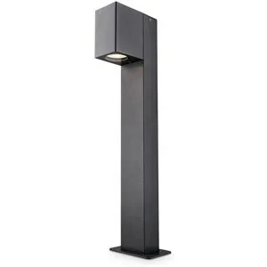 HOFTRONIC Marion LED-Sockellampe für den Außenbereich Schwarz - 50 cm - Wegbeleuchtung - GU10-Fassung - Max. 7W - IP65 Wasserdicht