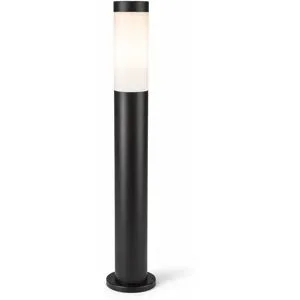 HOFTRONIC Dally LED Sockelleuchte Schwarz M - E27 Fassung - IP44 Wasserdicht - 80 cm - Gartenbeleuchtung - Wegbeleuchtung