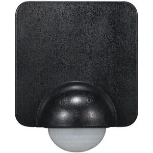 HOFTRONIC PIR-Bewegungsmelder und Dämmerungsschalter - 360° - Aufputz - 10 Meter Reichweite - Max. 1200 Watt - Schwarz