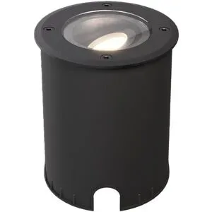 HOFTRONIC Lilly LED Bodenstrahler Dimmbar - Schwenkbar - Befahrbar - Rund - 4000K neutralweiß - IP67 wasserdicht - 3 Jahre Garantie - Schwarz