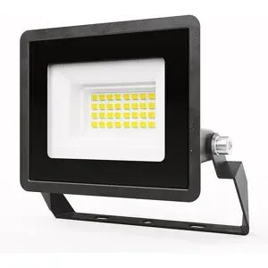 HOFTRONIC Stratos - LED Fluter 20 Watt 1620 Lumen - 4000K Neutralweißes Licht - IP65 wasserdicht - 15cm Kabel - Scheinwerfer