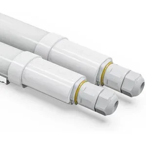 HOFTRONIC 2er-Set ? R-Serie Pro ? LED-Feuchtraumleuchte 60 cm ? IP65 wasserdicht ? 18 Watt ? 2520 Lumen ? 4000 K ? Verknüpfbar ? IK07 ? Flimmerfrei ? R-Serie Tri-Proof ? 2 Jahre Garantie