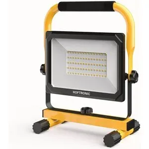 HOFTRONIC LED-Baustrahler ? 6500 K ? 50 W ? 5000 lm ? Neigbar ? Schutzart IP65 ? 25.000 Betriebsstunden ? 2 Jahre Garantie