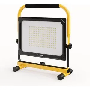 HOFTRONIC LED-Baustrahler ? 6500 K ? 100 W ? 10.000 lm ? Neigbar ? Schutzart IP65 ? 25.000 Betriebsstunden ? 2 Jahre Garantie