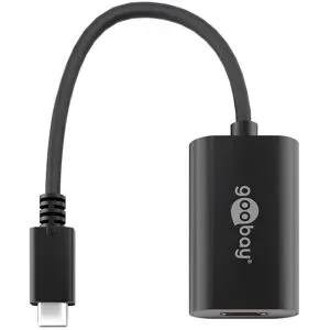 Goobay USB-C auf HDMI Kabel - 3840*2160p @ 60Hz & 3D - USB-C Adapterkabel - 0,2 Meter