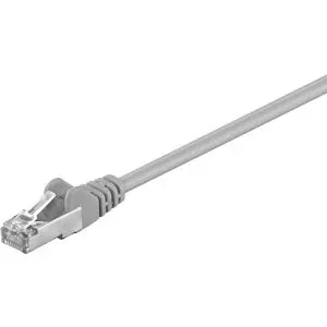 Goobay CAT5e-0500 UTP - F/UTP - 5m - RJ45 - UTP Kabel - Ethernetkabel - Internetkabel - Patchkabel - Grau