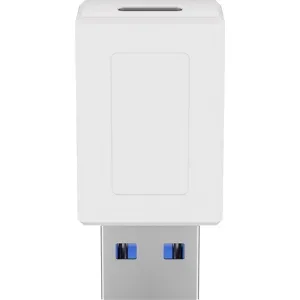 Goobay USB 3.2 GEN 1 (USB 3.0) Adapter - USB-C auf USB-A - 5Gbit/s - USB-Adaptermodell - Weiß