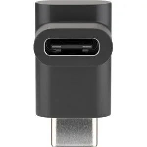 Goobay USB 3.2 GEN 1 Adapter (USB 3.0) - USB - C (F) auf USB - C (M) 90° - 5Gbit/s - USB Adapter gewinkelt