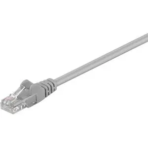 Goobay CAT5e-0200 UTP - U/UTP - 2m - RJ45 - UTP Kabel - Ethernet Kabel - Internet Kabel - Patchkabel - Grau