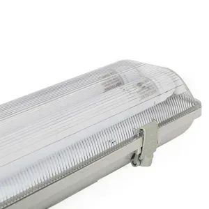 Aigostar LED-Feuchtraumleuchte 120cm doppelt - T8 (G13) - 36W 6300 Lumen (175lm/w) - 4000K neutralweiß (840) - Flimmerfrei - IP65 wasserdicht - LED Wannenleuchte