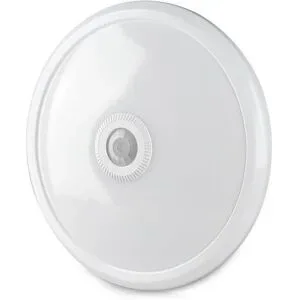 V-TAC LED Deckenleuchte mit Bewegungsmelder - 12W 900lm - 6400K tageslichtweiß - Rund - Durchmesser 29cm - IP20 Innen - Weiß
