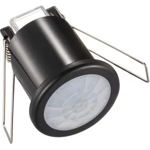 HOFTRONIC PIR-Bewegungssensor und Dämmerungsschalter - 360° - Aufputzmontage - 8 Meter Reichweite - Max. 400 Watt - Schwarz