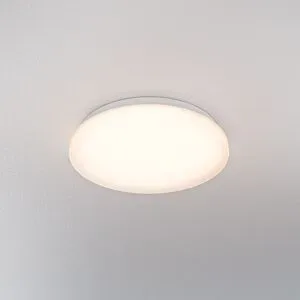 HOFTRONIC LED-Deckenleuchte rund - CCT-Lichtfarbe einstellbar (3000K, 4000K & 6500K) - 12W 1200 Lumen (100lm/w) - Durchmesser 26 cm - IP20 staubdicht für den Inneneinsatz