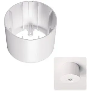 HOFTRONIC Locus - Einbaustrahler Notbeleuchtung Aufbausatz - Aluminium - Weiß
