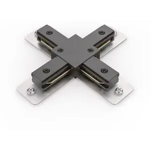 HOFTRONIC Taros - X-Verbinder - 1-Phasen Stromschiene - Schwarz - 3 Jahre Garantie