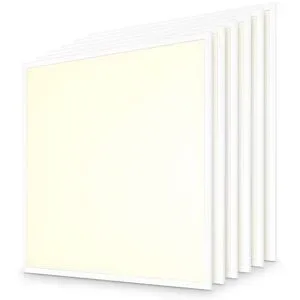 HOFTRONIC 6x LED-Panel - 62 x 62 cm - 18/25 Watt - 4500 Lumen - 180 Lumen/Watt - 3000 K warmweiß - UGR22 - flimmerfrei - inkl. Philips Xitanium-Treiber - 5 Jahre Garantie