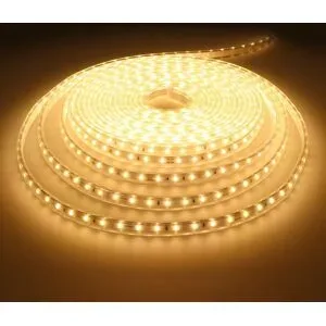 HOFTRONIC Flex60 LED Streifen 10 Meter - 3000K warmweiß - IP65 wasserdicht - Außen & Innen - 60 LEDs/m - 80 Watt 7000 Lumen - Pro Meter kürzbar - Dimmbar
