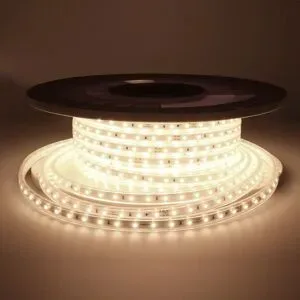 HOFTRONIC Flex60 LED Streifen 25 Meter - 4000K neutralweißes Licht - IP65 wasserdicht - Außen & Innen - 60 LEDs/m - 200 Watt 17.500 Lumen - Pro Meter kürzbar - Dimmbar