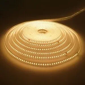 HOFTRONIC Flex120 LED Streifen 10 Meter - 3000K warmweiß - IP65 wasserdicht - Außen & Innen - 120 LEDs/m - 100 Watt 8400 Lumen - Pro Meter kürzbar - Dimmbar