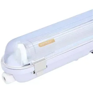 HOFTRONIC Eco Bright LED Leuchtstofflampe 120 cm - T8 G13 inkl. LED Röhre - 6500 K Tageslichtweiß - 12,5 Watt 2000 Lumen (160 lm/W) - IP65 wasserdicht