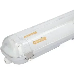 HOFTRONIC Eco Bright LED Leuchtstofflampe 120 cm doppelt - T8 G13 inkl. LED Röhre - 6500K tageslichtweißes Licht - 25 Watt 4000 Lumen (160lm/W) - IP65 wasserdicht