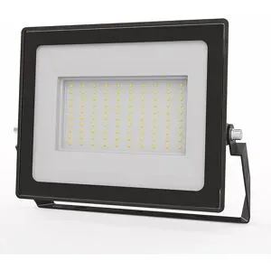 HOFTRONIC Stratos - LED Fluter 100 Watt 8700 Lumen - 6500K Tageslichtweiß - IP65 wasserdicht - 15cm Kabel - Scheinwerfer