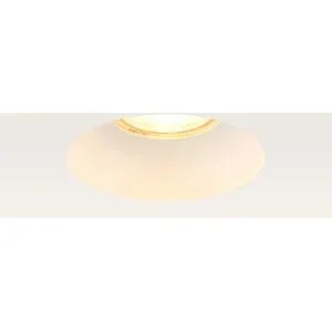 LUSENZ Einbaustrahler Junaro bianco ? Einbautiefe 100 mm ? GU10-Fassung ? IP20 für Innenbereich ? Weiß ? Mit Durchgangsverdrahtung