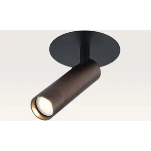 LUSENZ Einbaustrahler Mavion - G9-Fassung - 50 mm - 3W 300lm - 3000K - IP20 für Innenbereich ? Bronze ? Mit Durchgangsverdrahtung