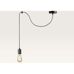 LUSENZ Pendelleuchte Lorena fero ? E27-Fassung ? Minimalistisches Design ? Licht, das zu schweben scheint ? IP20 für den Innenbereich