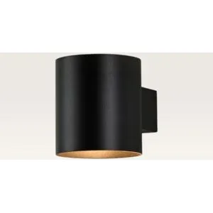 LUSENZ Wandleuchte Pyxis nero ? G9-Fassung ? Zylinderförmig ? Minimalistisches Design ? IP20 für den Innenbereich