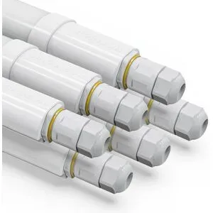 HOFTRONIC 6er-Set ? R-Serie Pro ? LED-Feuchtraumleuchte 120 cm ? IP65 wasserdicht ? 36 Watt ? 5040 Lumen ? 6500 K ? Verknüpfbar ? IK07 ? Flimmerfrei ? R-Serie Tri-Proof ? 2 Jahre Garantie
