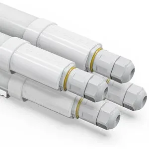 HOFTRONIC 4er-Set ? R-Serie Pro ? LED-Feuchtraumleuchte 150 cm ? IP65 wasserdicht ? 48 Watt ? 6720 Lumen ? 4000 K ? Verknüpfbar ? IK07 ? Flimmerfrei ? R-Serie Tri-Proof ? 2 Jahre Garantie