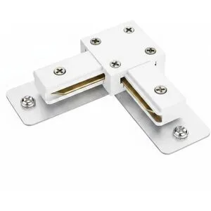 HOFTRONIC Taros - L-Verbinder - 1-Phasen Stromschiene - Weiß - 3 Jahre Garantie
