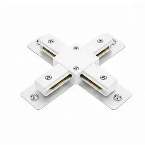 HOFTRONIC Taros - X-Verbinder - 1-Phasen Stromschiene - Weiß - 3 Jahre Garantie